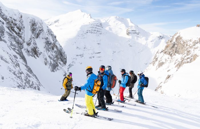 Snoworks Ski Course group