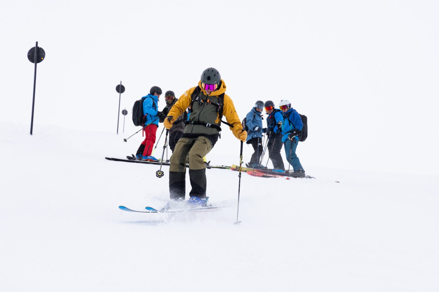 ski course group