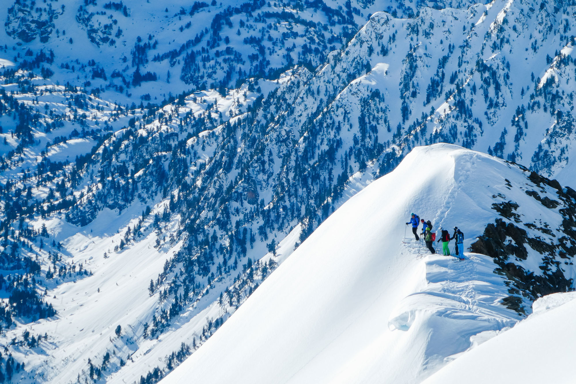 backcountry skiers