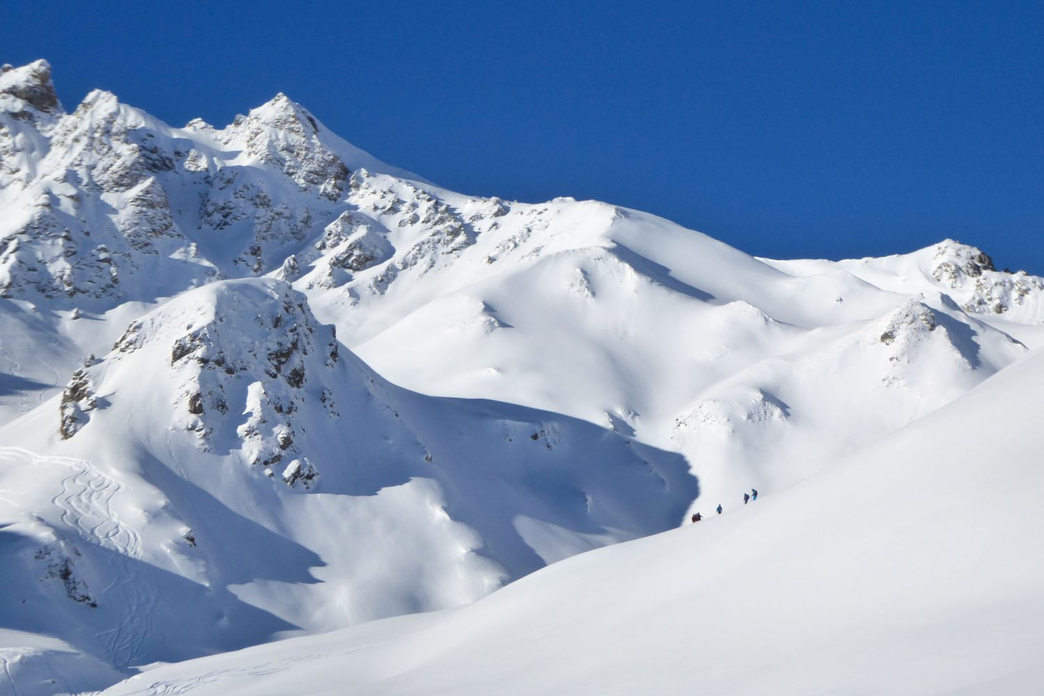 backcountry skiers