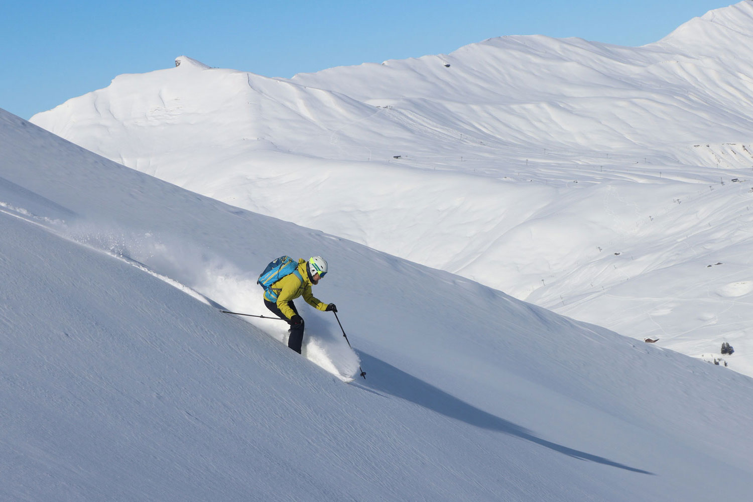 skier off-piste