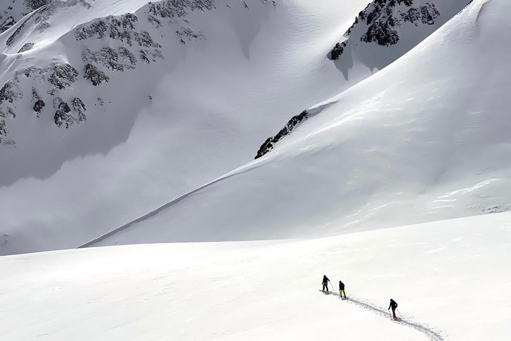 Off-piste skiing Meribel