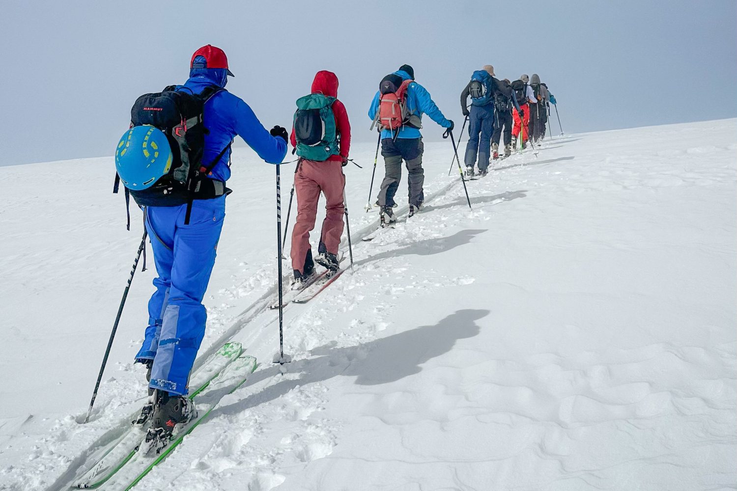 group of ski courses