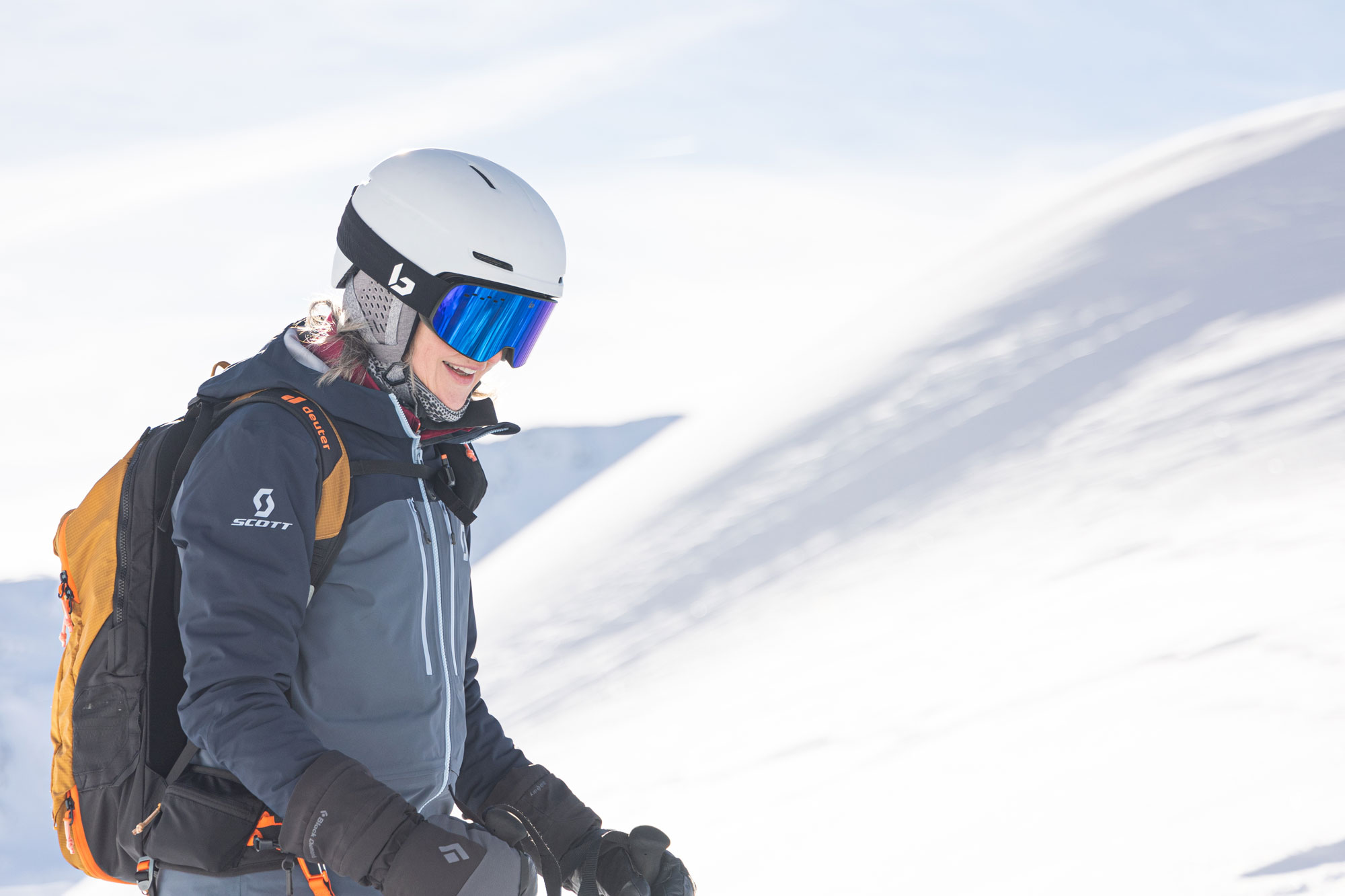 happy skier